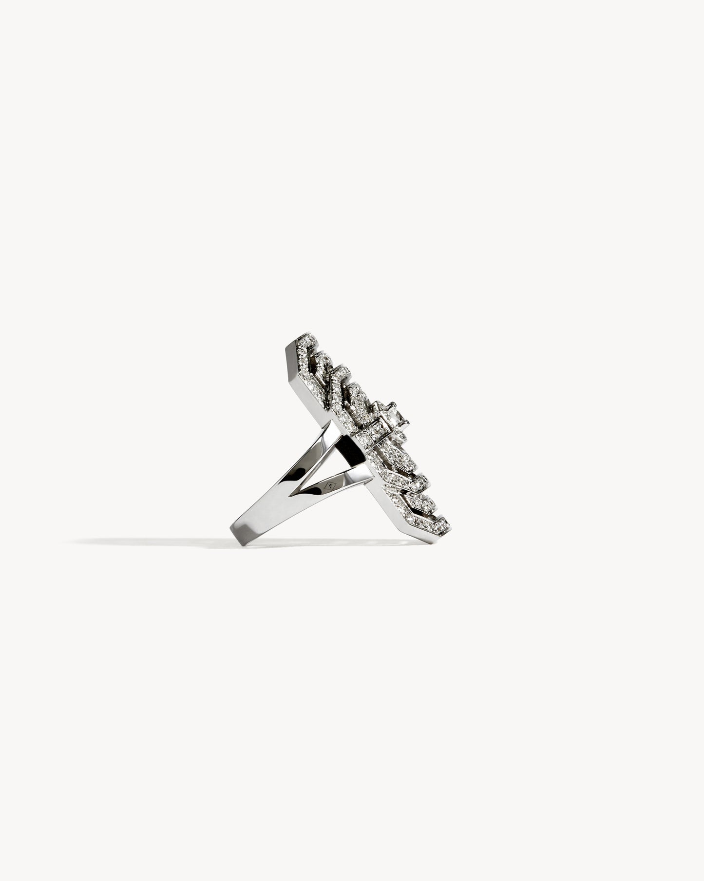 My Way Ring - Silver & Diamonds