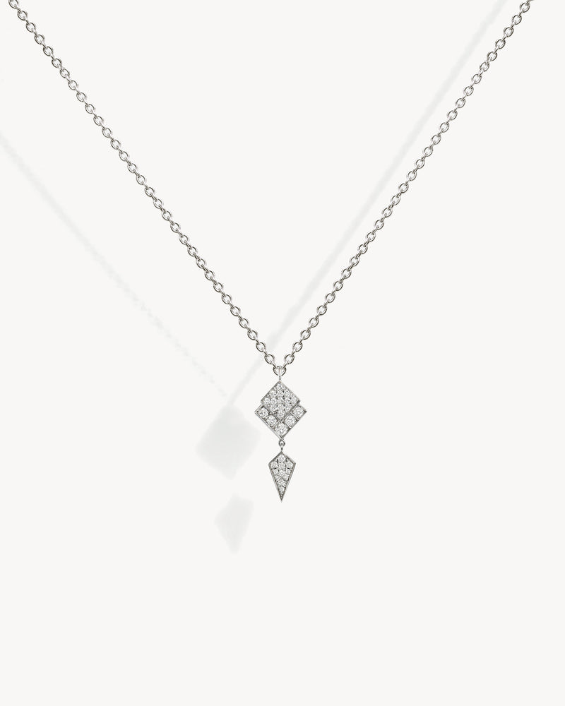 Collier Stairway - Argent & Diamants - Image 1