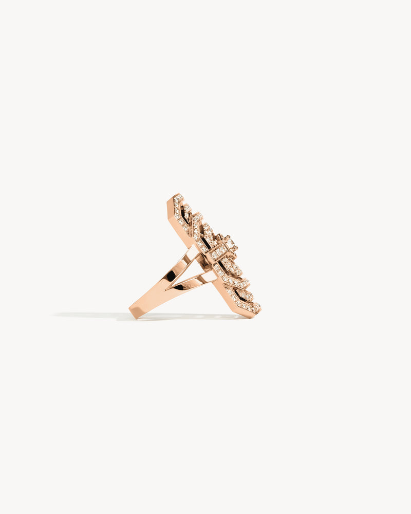 My Way Ring - Pink Gold & Diamonds - Image 4