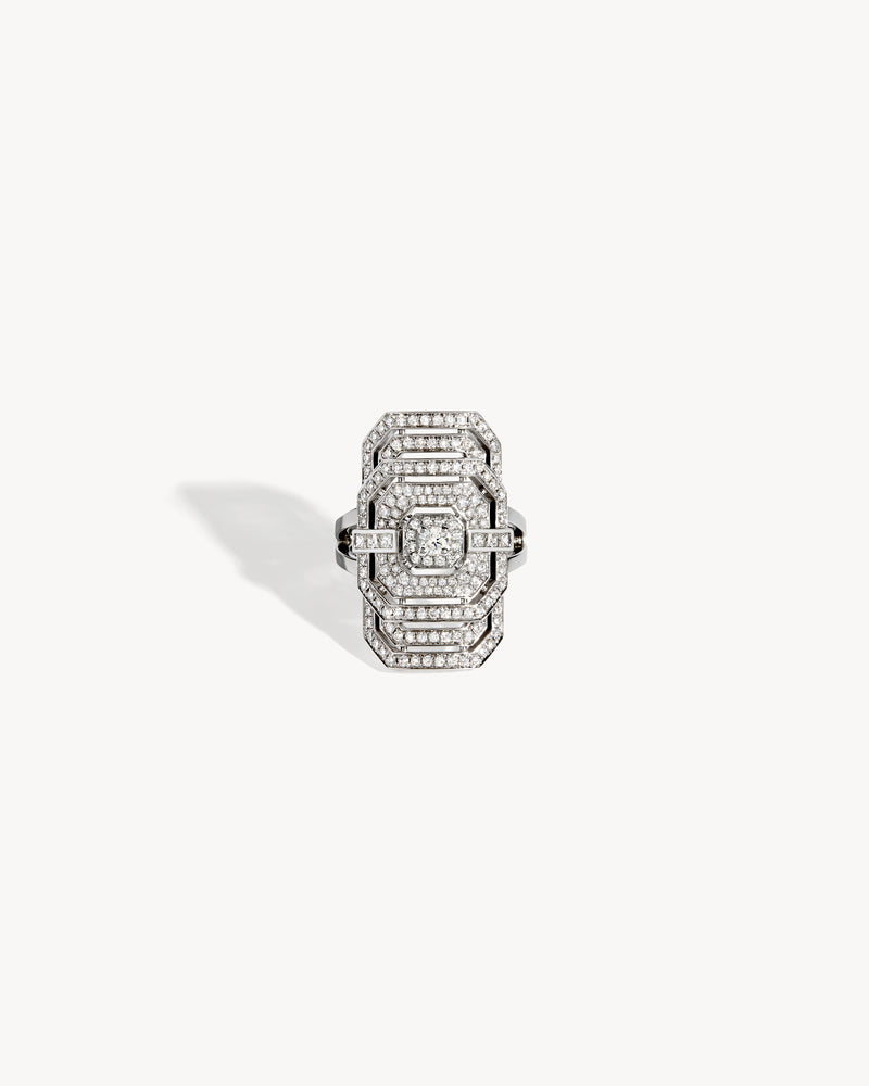 My Way Ring - White Gold & Diamonds - Image 1