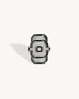 My Way Ring - Silver, Enamel & Diamonds