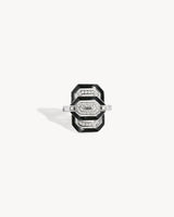 Petite My Way Ring - Silver, Enamel & Diamonds