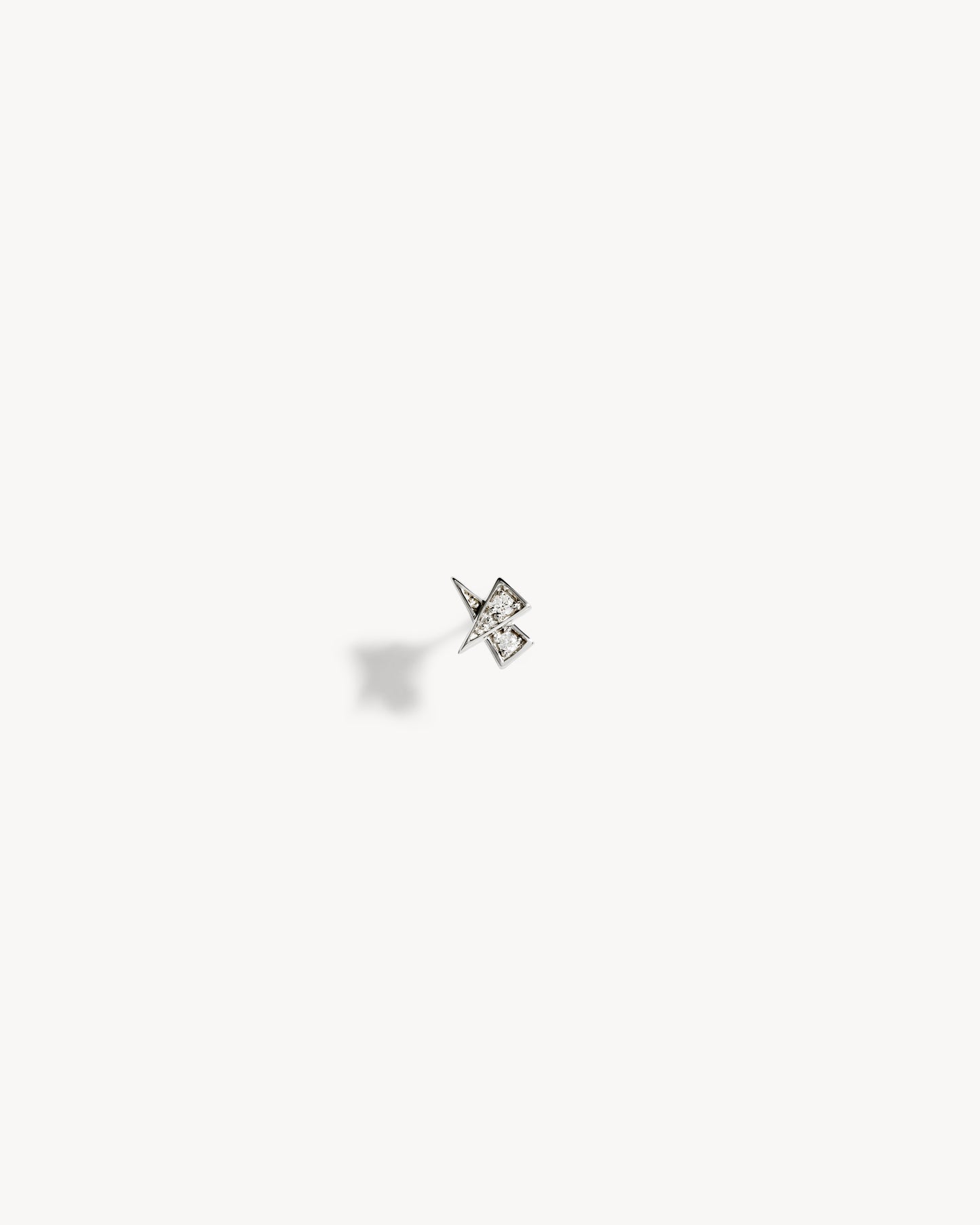 Rockaway Star Piercing - White Gold & Diamonds