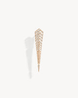 Stairway XL Earring - Pink Gold & Diamonds