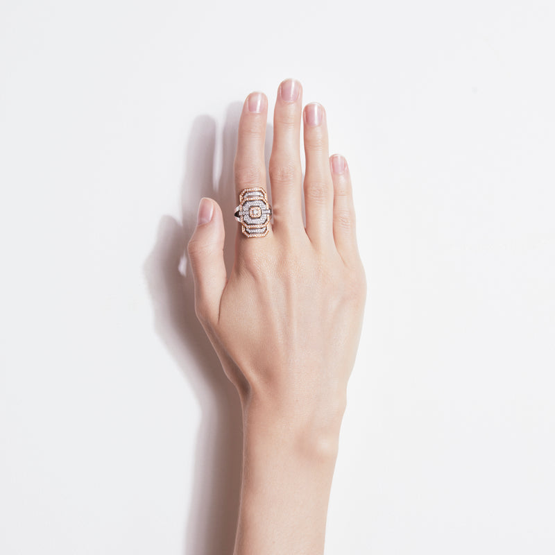 Bague My Way - Or Rose, Argent & Diamants - Image 5