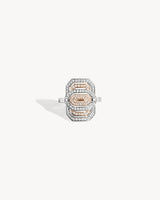My Way Ring - Pink Gold, Silver & Diamonds