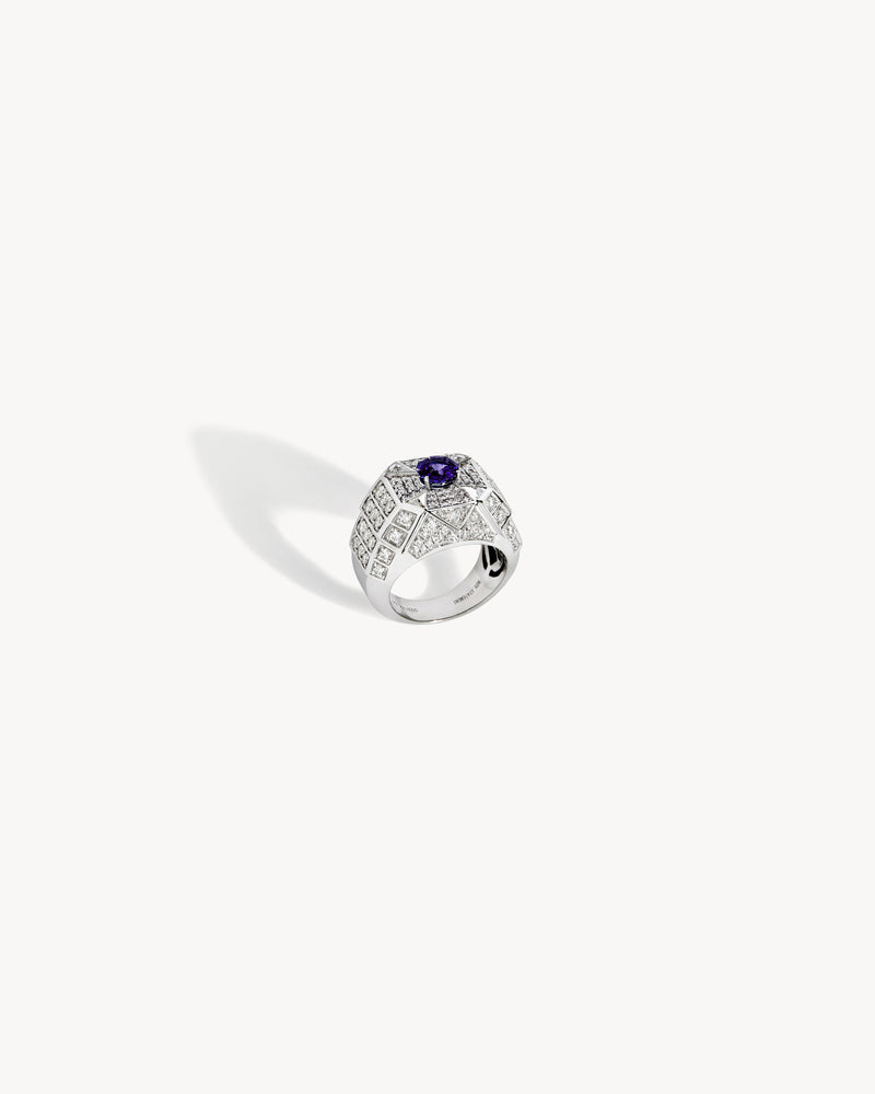 Meaningful Ring - Silver, Tanzanite & Diamonds - Image 3