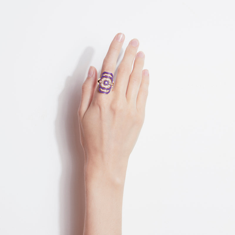 My Way Ring - Personalised Enamel - Image 4