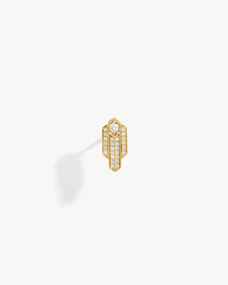 Anyway Cosmic Stud - Yellow Gold & Diamonds - Image 1