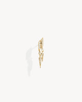 Anyway double drop Earring - Yellow Gold & Diamonds