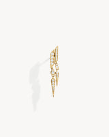 Anyway double drop Earring - Yellow Gold & Diamonds