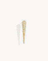 Stairway M Earring - Yellow Gold & Diamonds