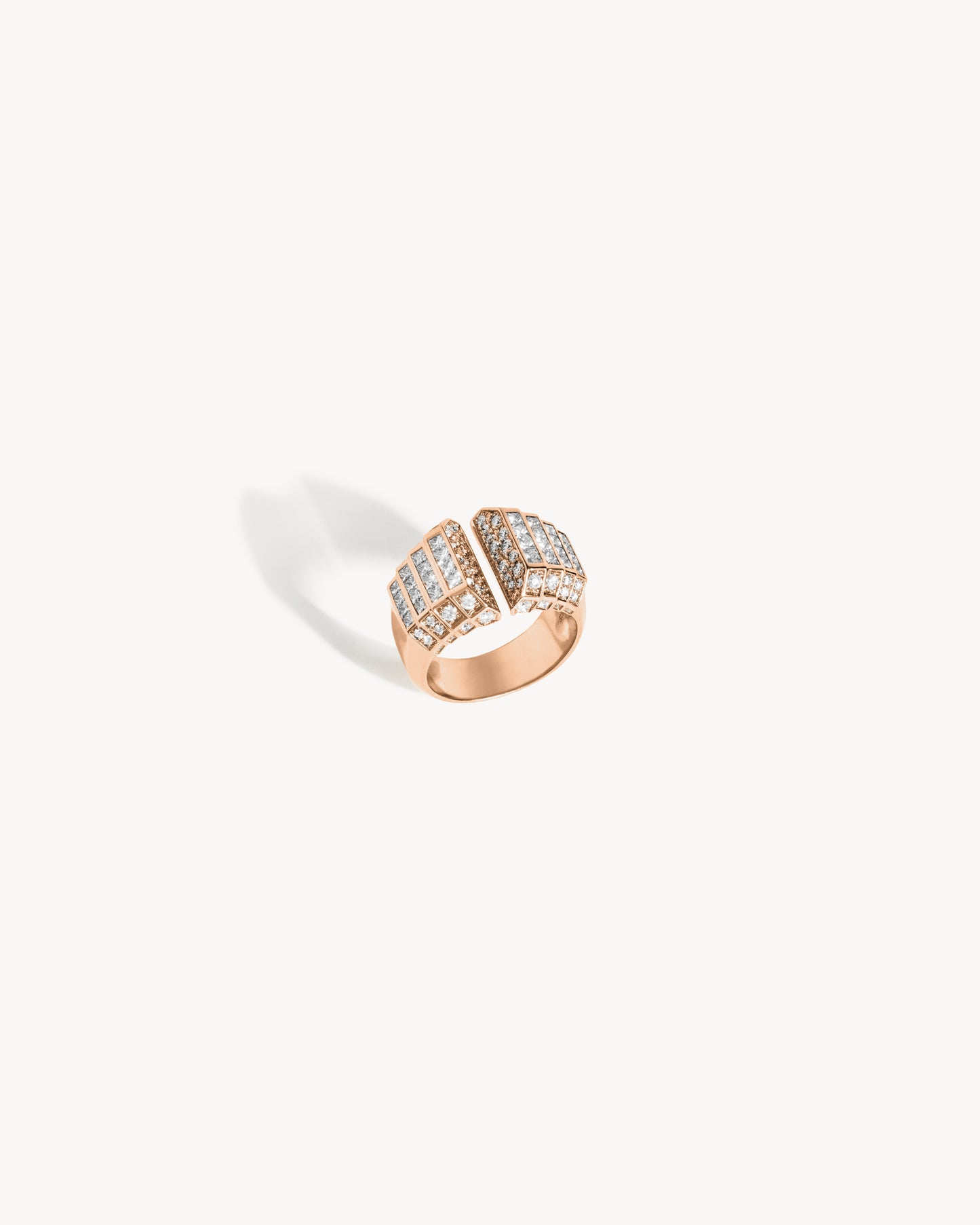 Meaningful Ring - Pink Gold & Diamonds