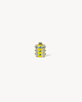 Wish Box Luck Necklace - Enamel, Topazes, Silver & Diamonds