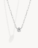 Collier Rockaway Spinner Sphère - Argent