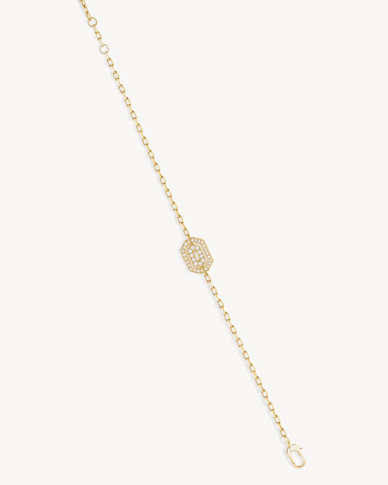 Mini My Way Bracelet - Yellow Gold & Diamonds - Image 1