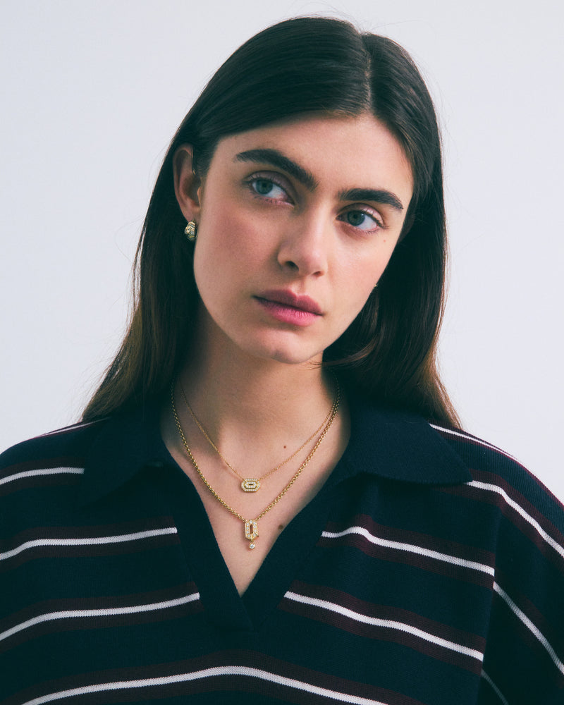 My Way Necklace - Yellow Gold & Diamonds - Image 2