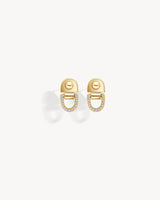 Boucles d'oreilles Rivet S - Or Jaune & Diamants