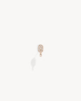 Mini My Way Earring - Pink Gold & Diamonds