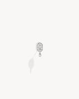 Mini My Way Earring - White Gold & Diamonds