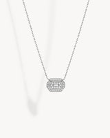 Mini My Way Necklace - White Gold & Diamonds