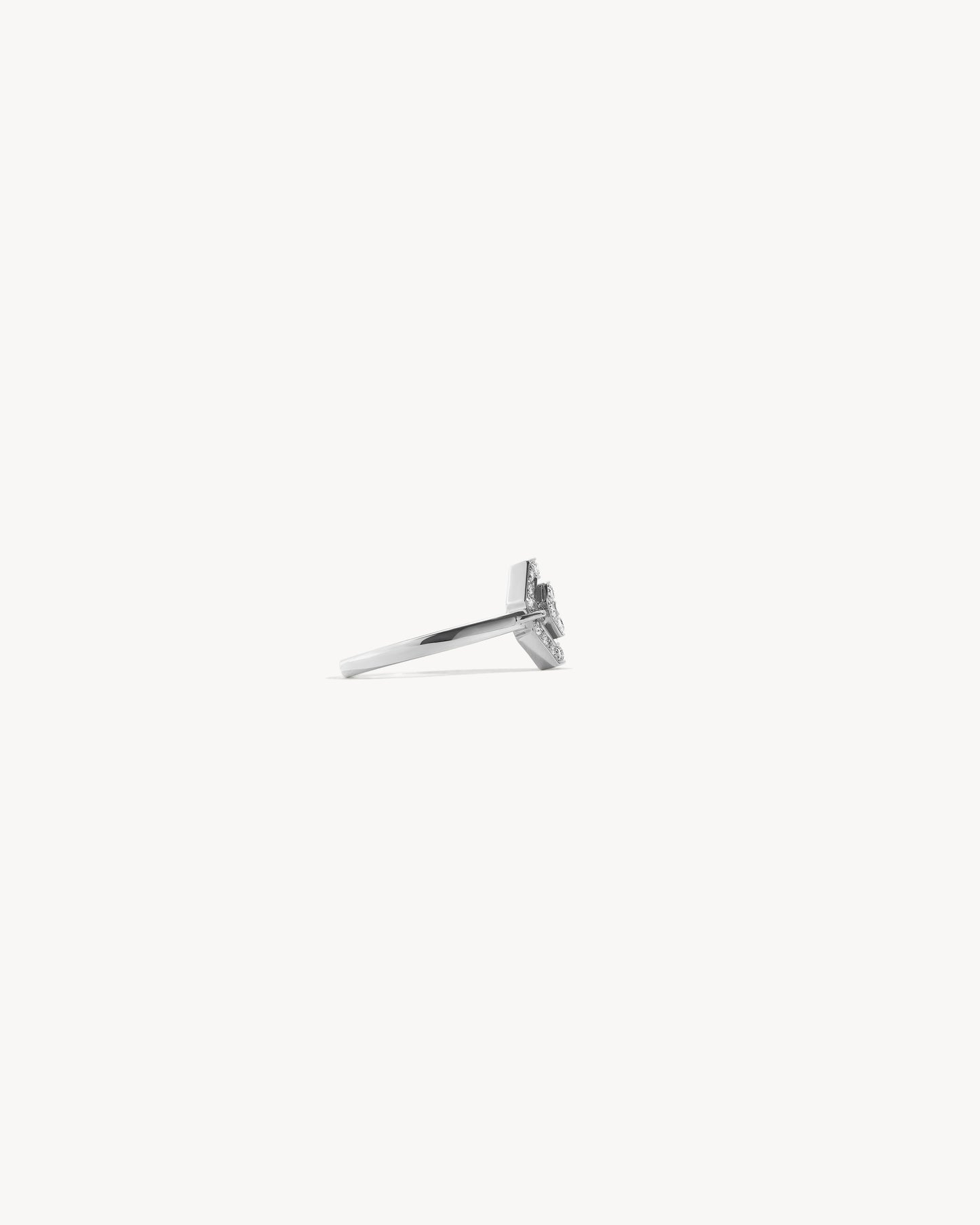 Mini My Way Ring - White Gold & Diamonds