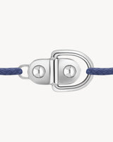 Bracelet cordon Rivet - Argent