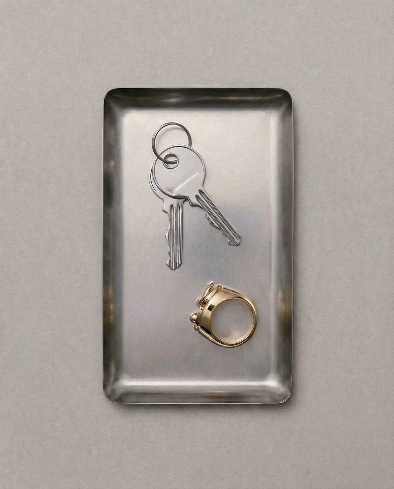 Bague Chevalière Rivet Grand Modèle - Or Jaune - Image 4