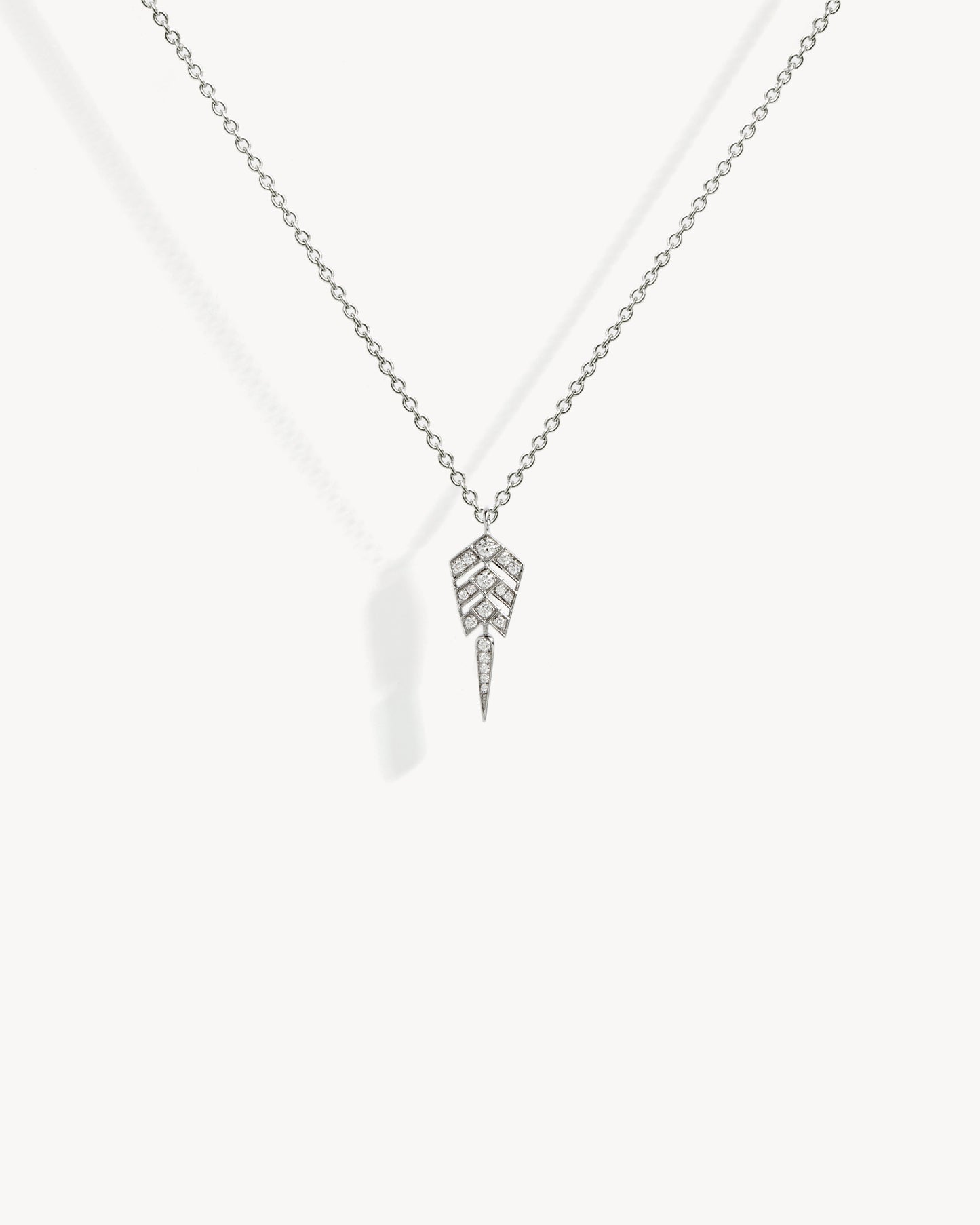 Collier Stairway S - Argent & Diamants
