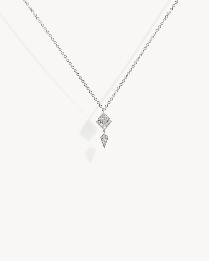 Collier Stairway - Argent & Diamants - Image 1