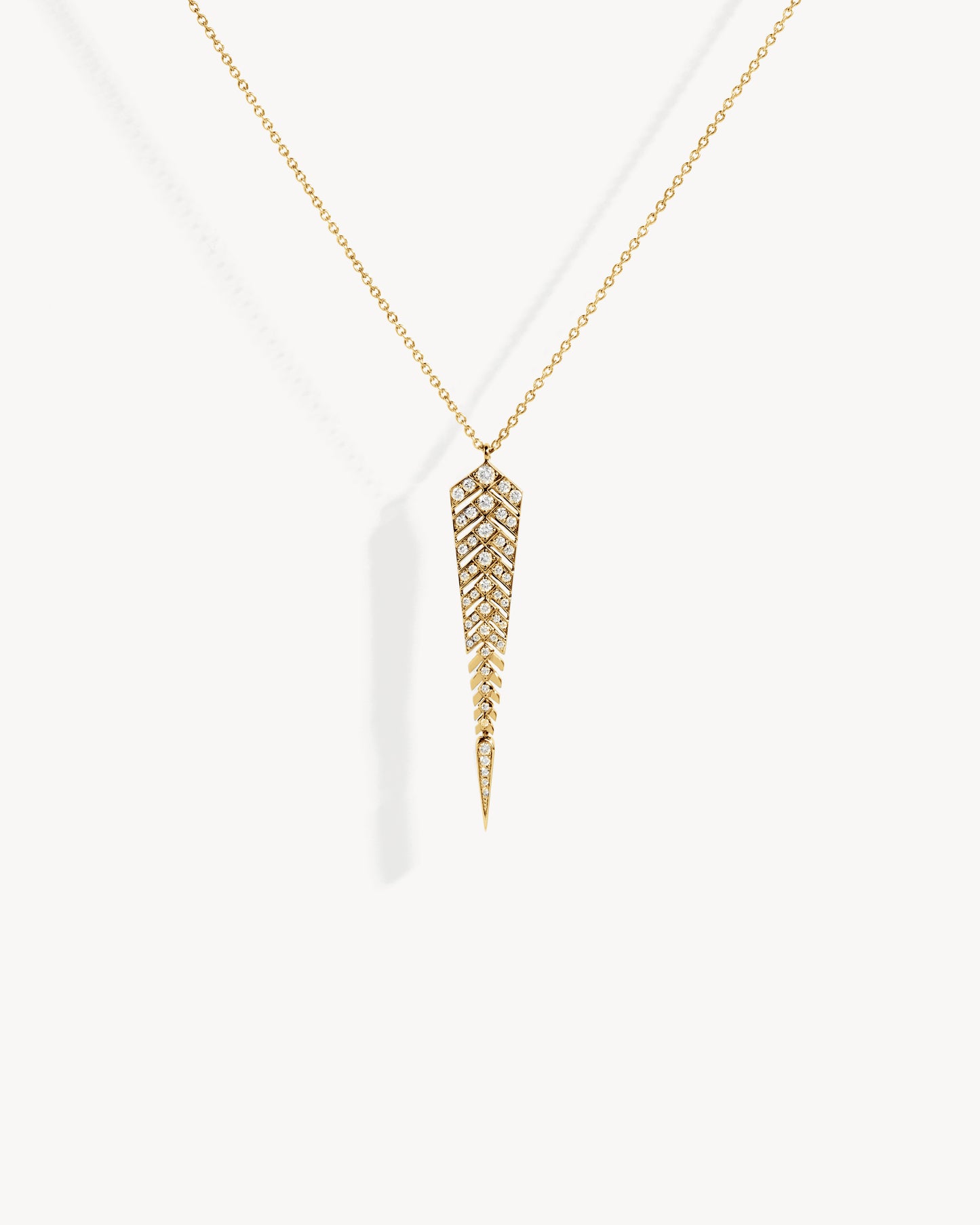 Collier Stairway M - Or Jaune & Diamants