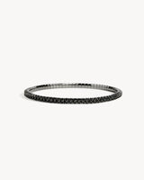 Anyway Bracelet - Black Silver & Black Diamonds