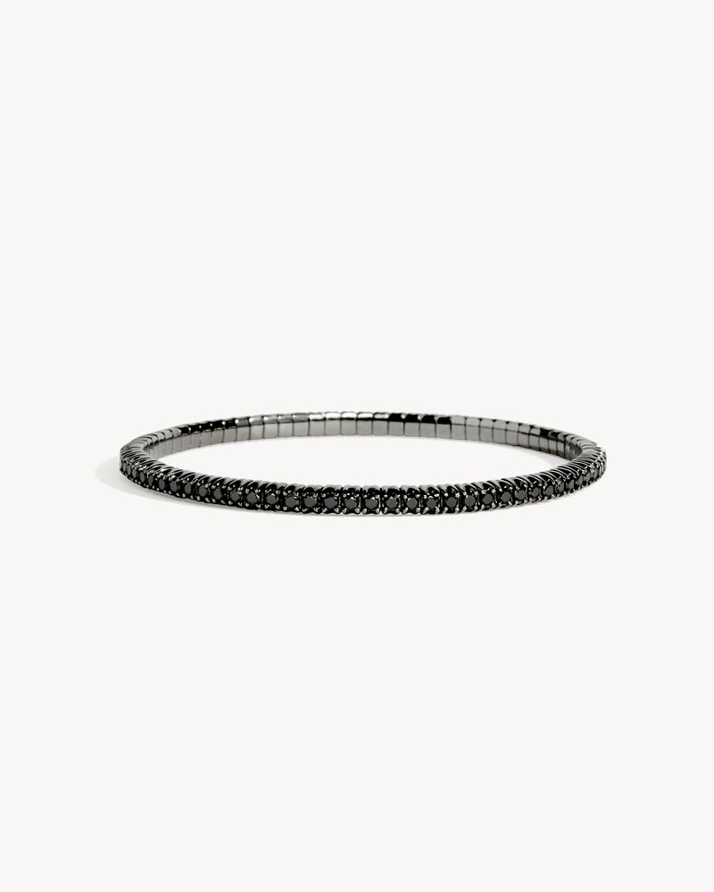 Anyway Bracelet - Black Silver & Black Diamonds - Image 1