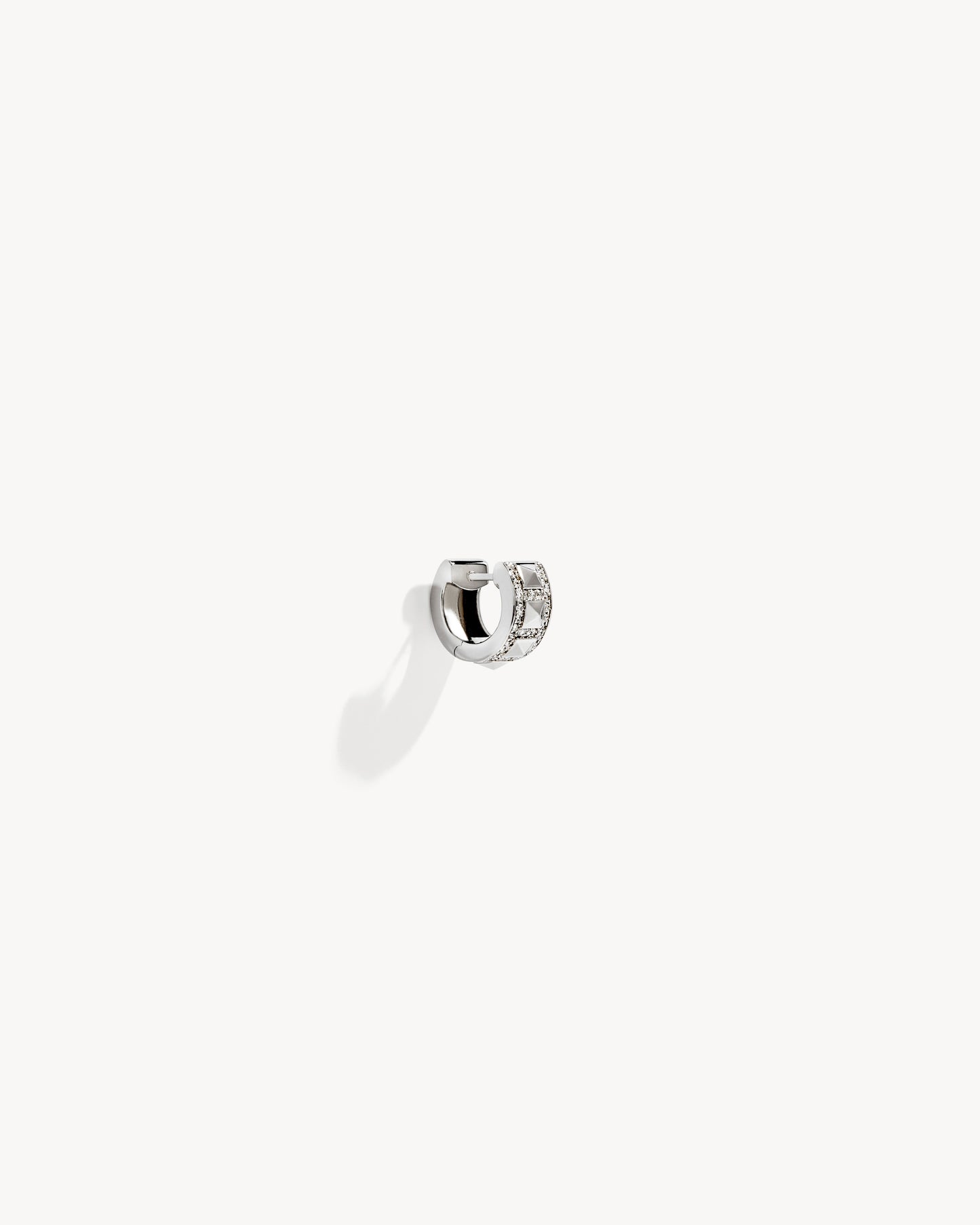Boucle d'oreille Rockaway Picots - Argent & Diamants