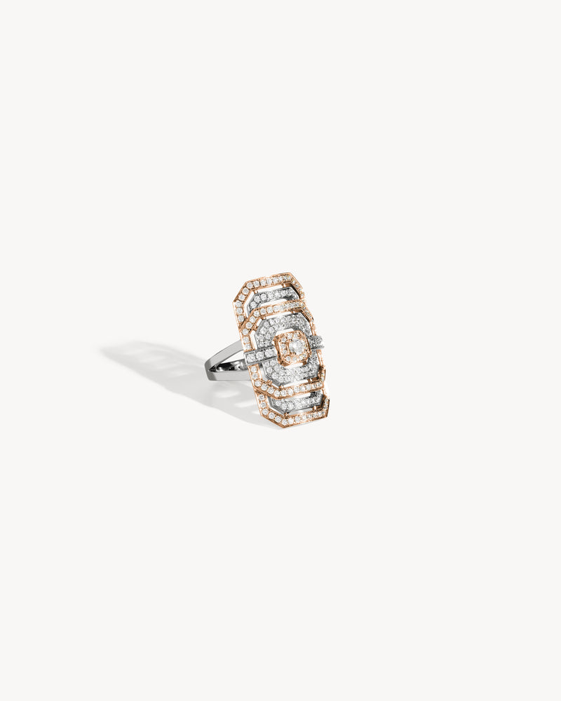 Bague My Way - Or Rose, Argent & Diamants - Image 3