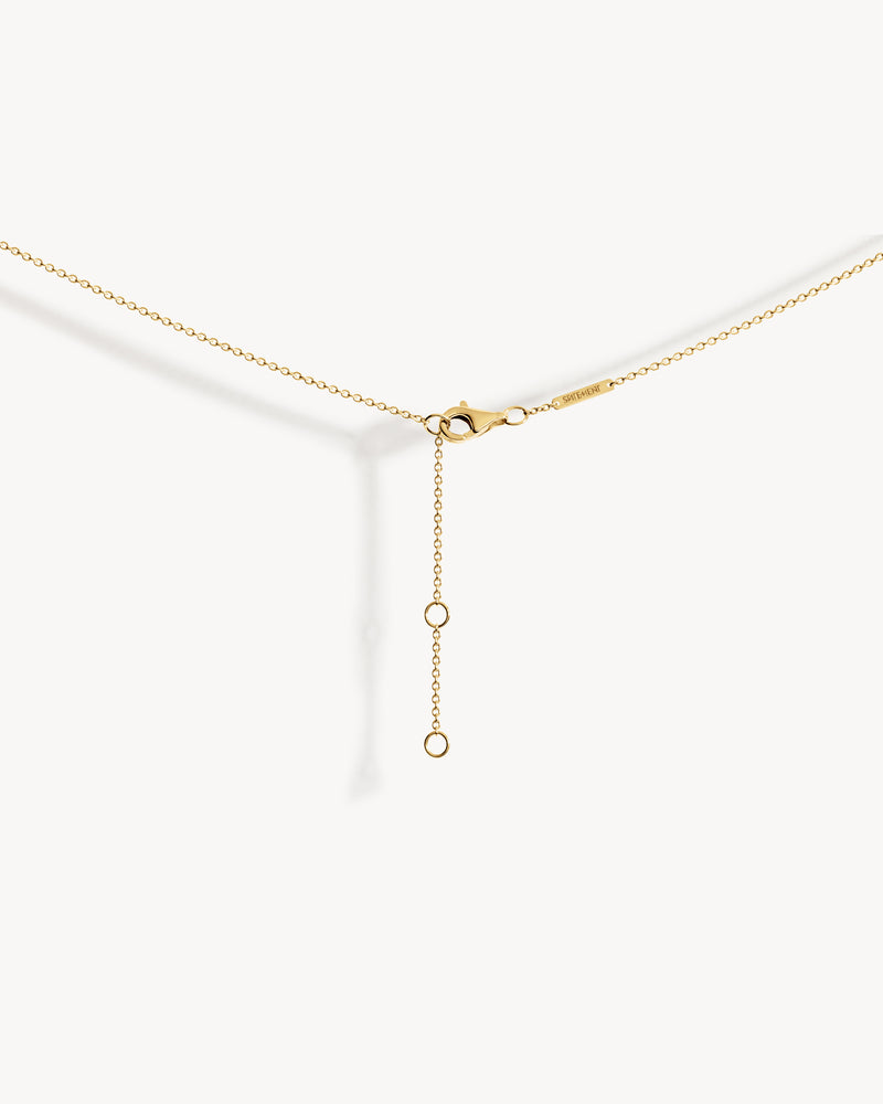 Rockaway Heart Necklace - Yellow Gold & Diamonds - Image 3