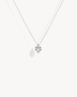 Spike Necklace - Silver, Black Agates & Diamonds