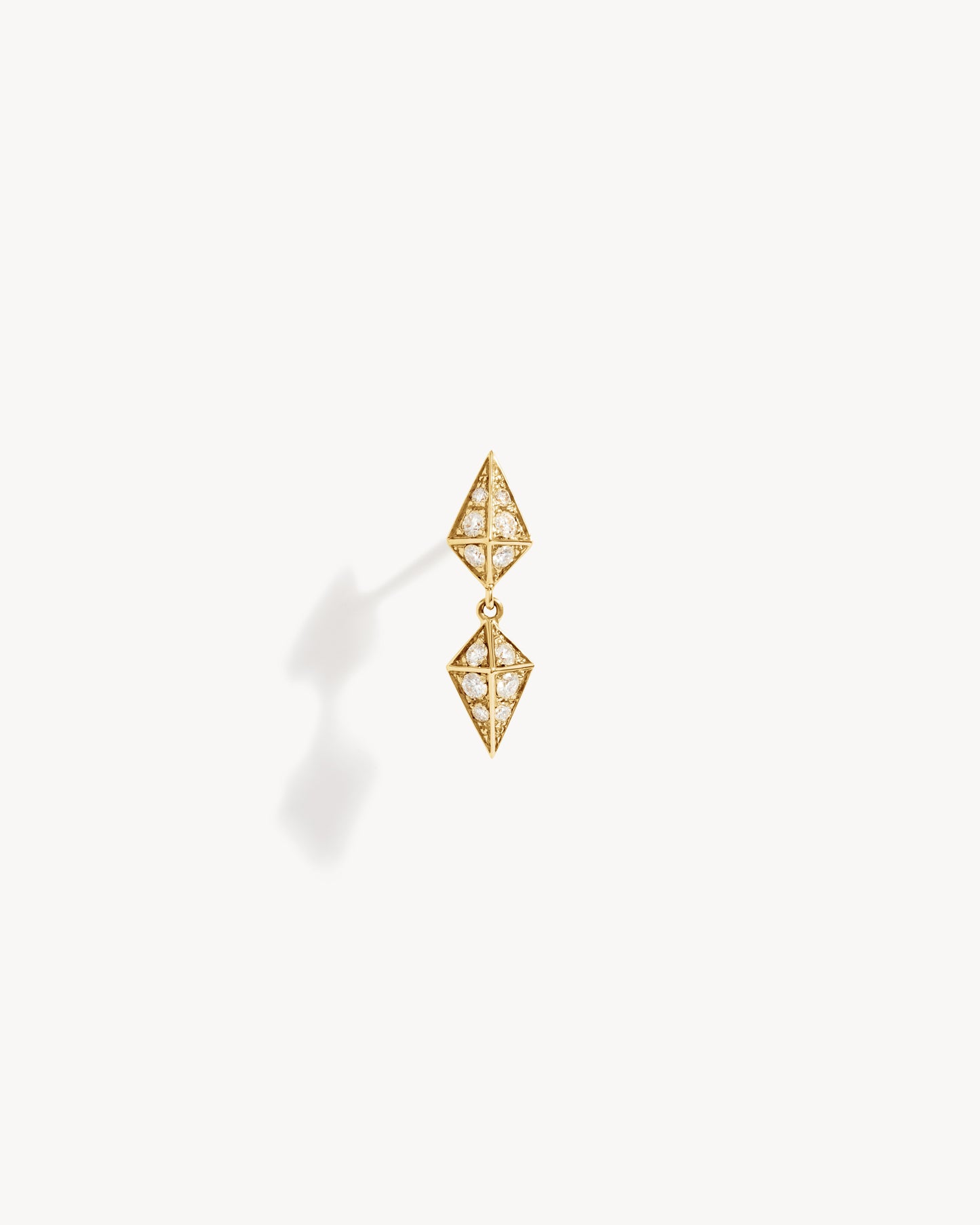 Rockaway Earring - Yellow Gold & Diamonds