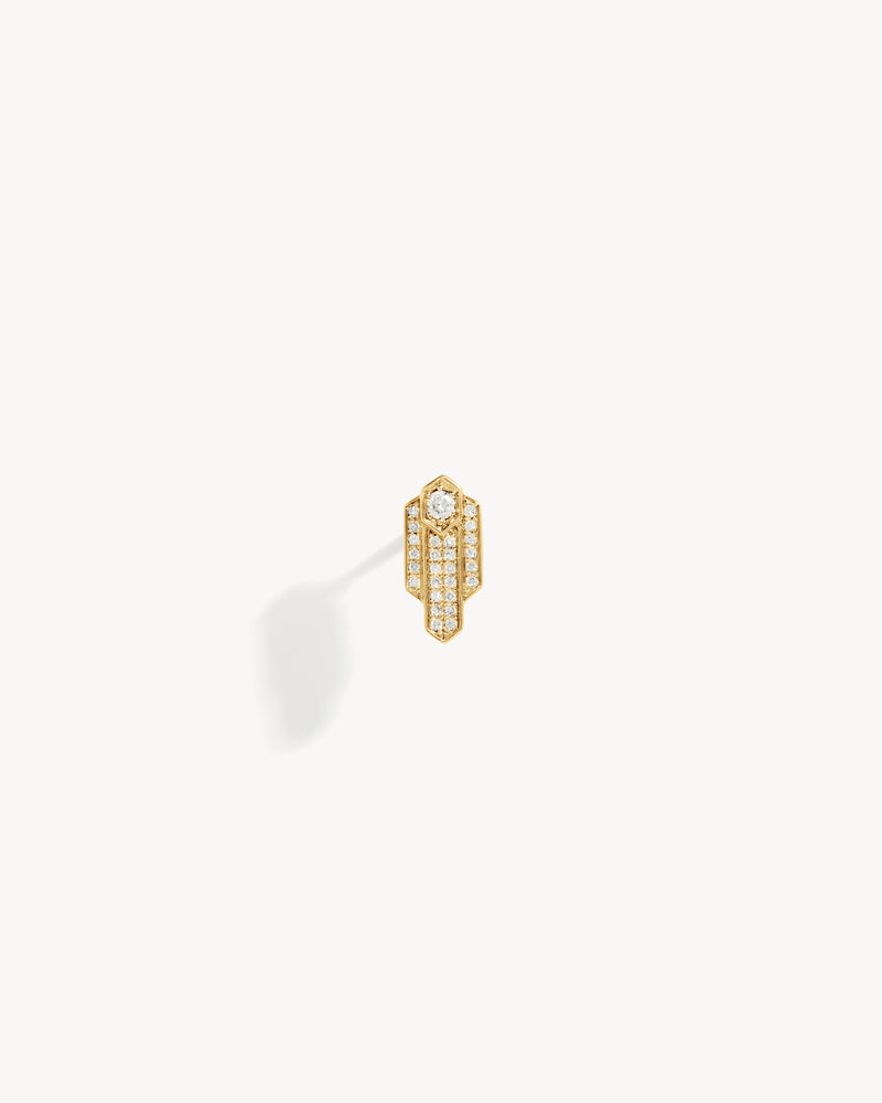 Anyway Cosmic Stud - Yellow Gold & Diamonds - Image 1