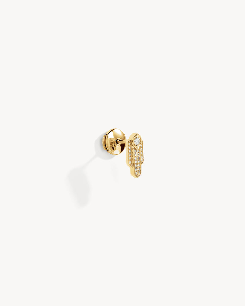 Anyway Cosmic Stud - Yellow Gold & Diamonds - Image 2
