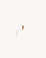 Anyway Drop Stud - Yellow Gold & Diamonds
