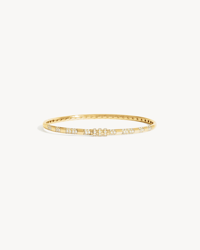 Reptile Bracelet - Yellow Gold & Diamonds - Image 1