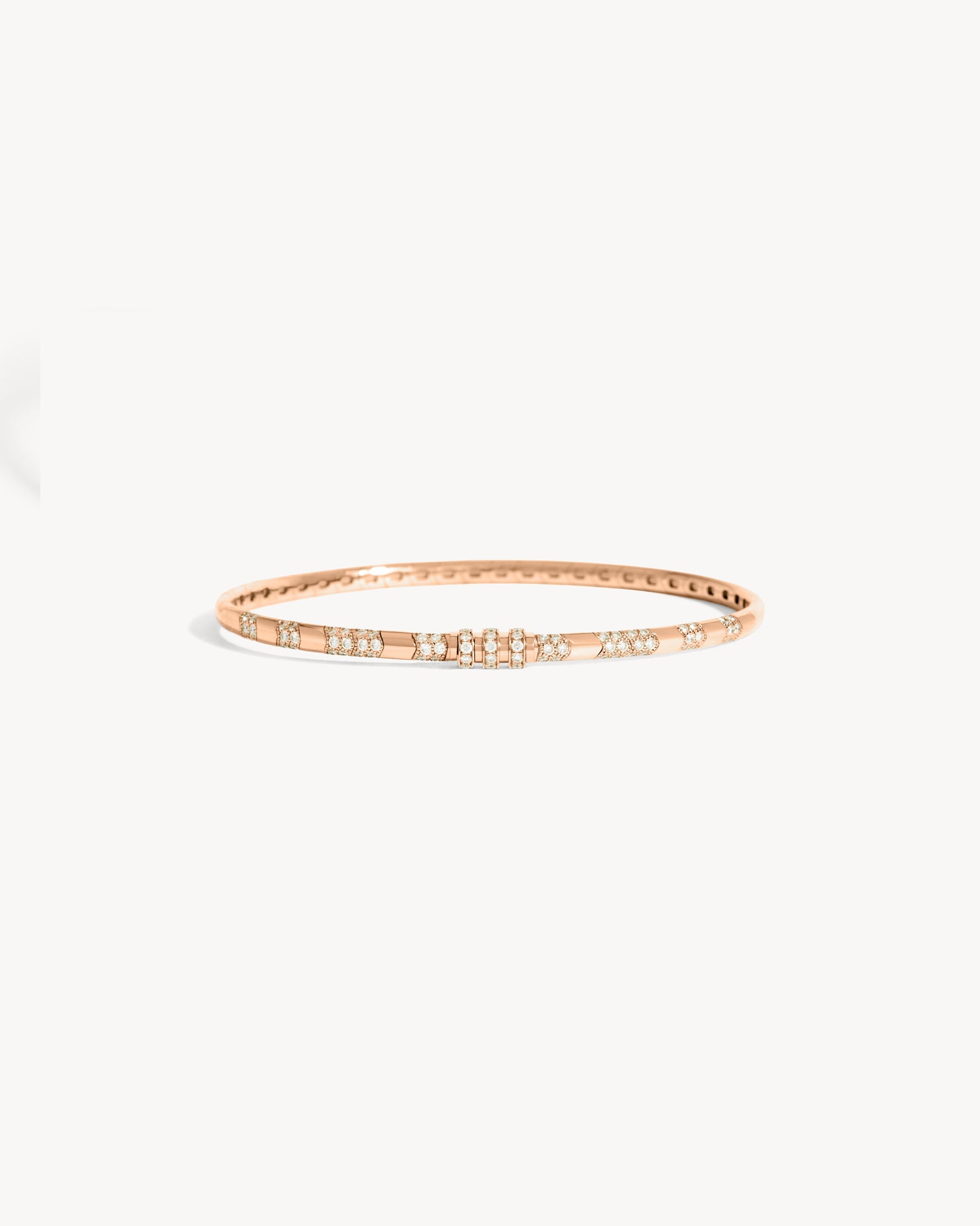 Reptile Bracelet - Pink Gold & Diamonds