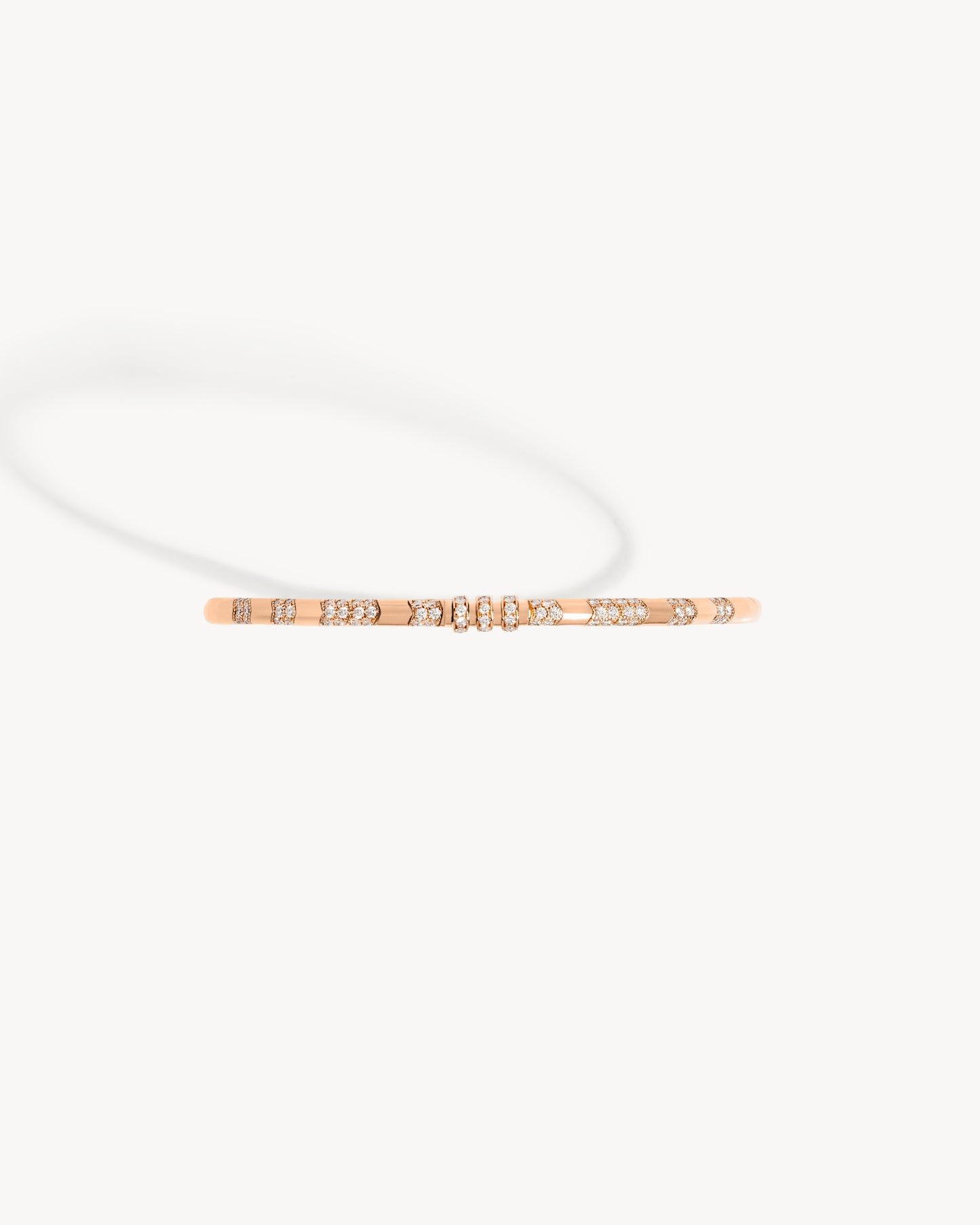 Reptile Bracelet - Pink Gold & Diamonds