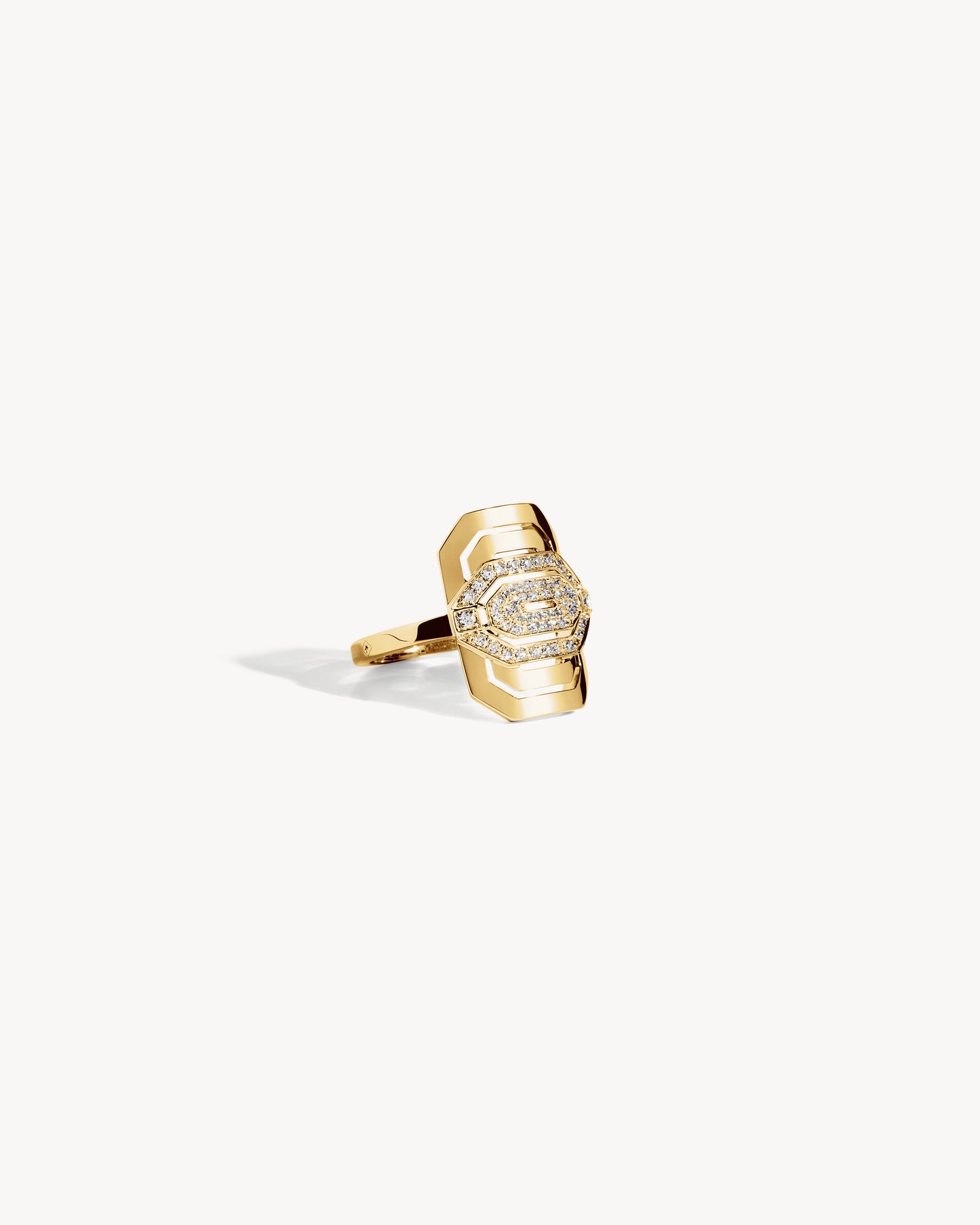 Bague Petite My Way Semi Pavée - Or Jaune & Diamants