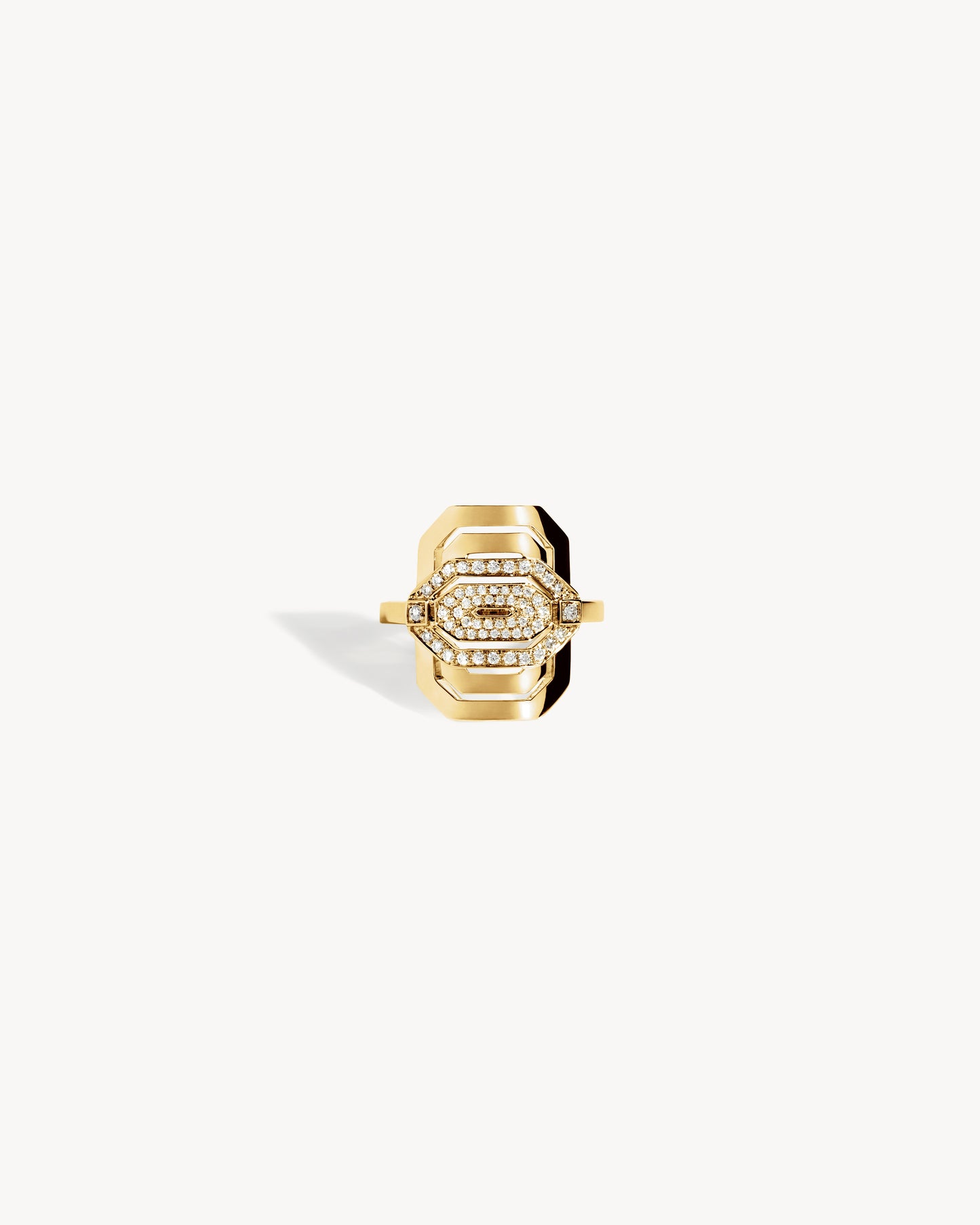 Bague Petite My Way Semi Pavée - Or Jaune & Diamants