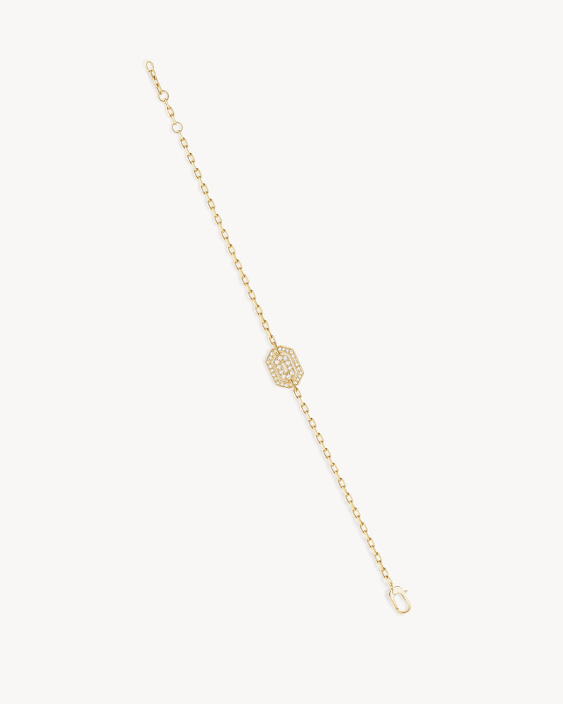 Bracelet Mini My Way - Or Jaune & Diamants - Image 1