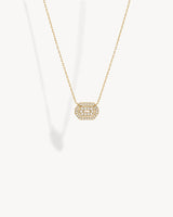 Mini My Way Necklace - Yellow Gold & Diamonds