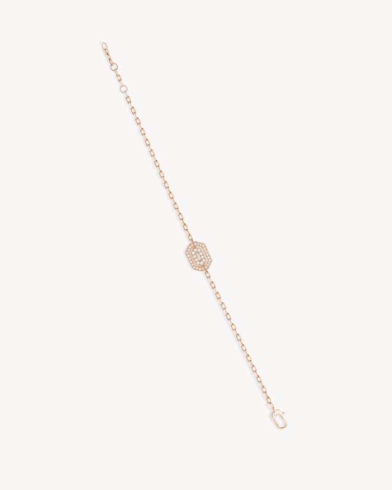 Bracelet Mini My Way - Or Rose & Diamants - Image 1