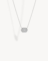 Mini My Way Necklace - White Gold & Diamonds
